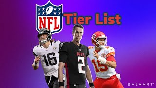 NFL Quarterbacks Tier List 2021-2022 | Tier Maker