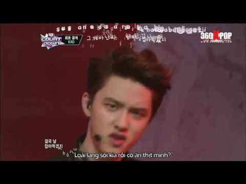 [Vietsub + Kara] 130530 EXO - Intro + Wolf @ M!Countdown (Comeback Stage) {EXO Team}
