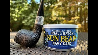 Cornell & Diehl Sun Bear Navy Cask | Is it the best one yet🤔 | smoked on my new G.Spitaletti Pipe.