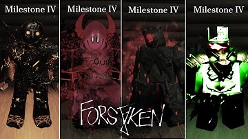 Every Killer Milestone IV Skins Gameplay | Forsaken