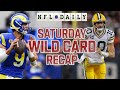 NFL Wild Card Recap | Rams at Panthers &amp; Packers at Bears | NFL Daily