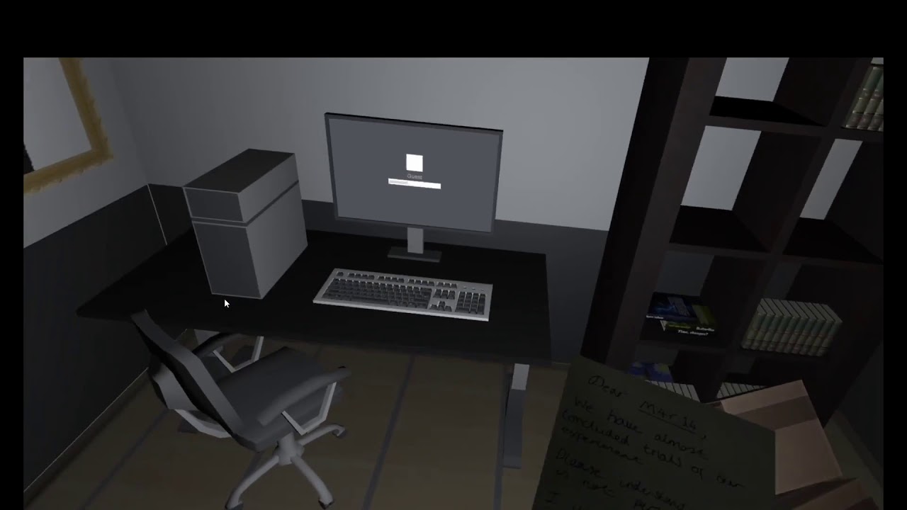 EscapeRoom Mixed Reality VE coursework