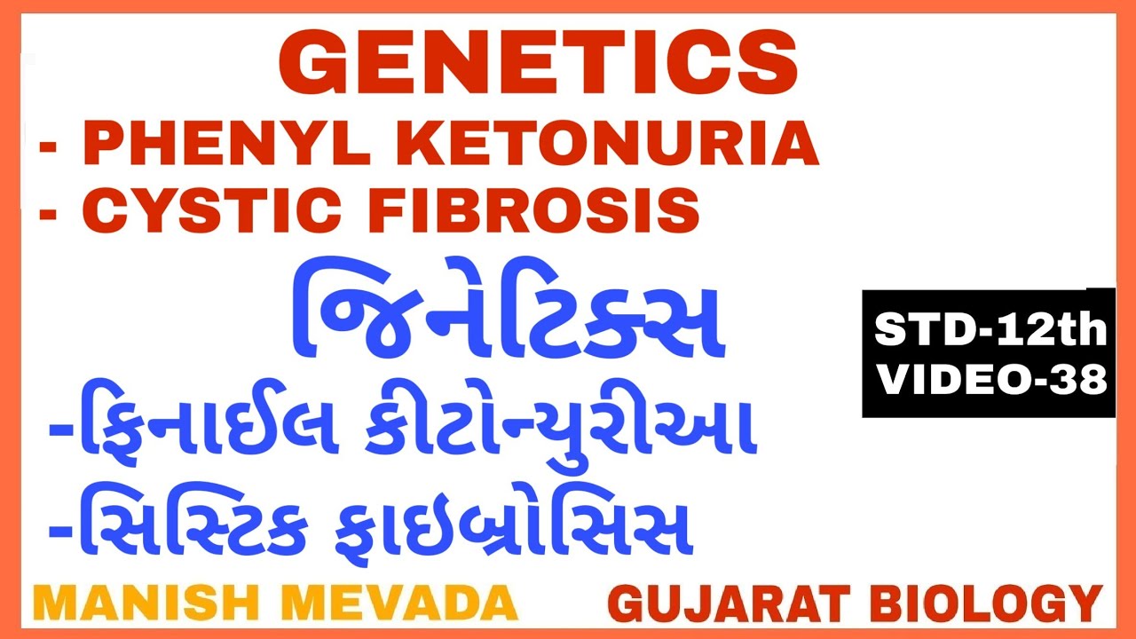 KETONURIA, CYSTIC FIBROSIS જિનેટિક્સફિનાઈલ
