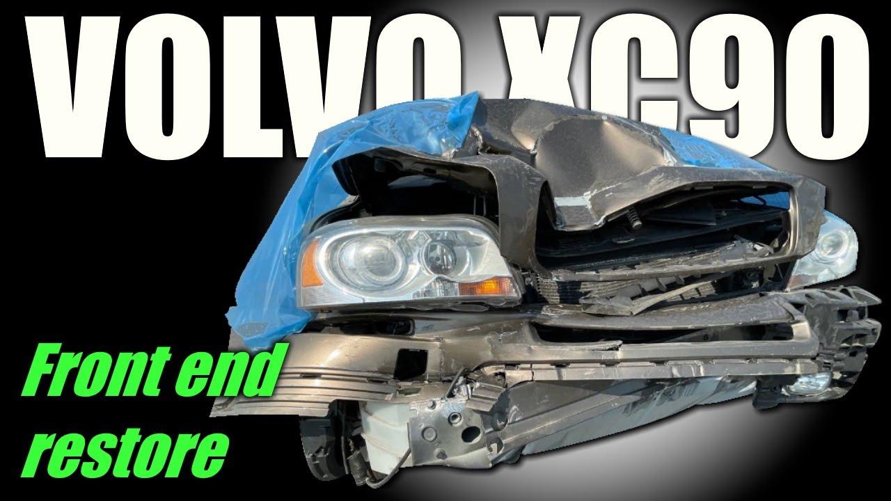 Volvo XC90. Front end restore. Ремонт переда. YouTube