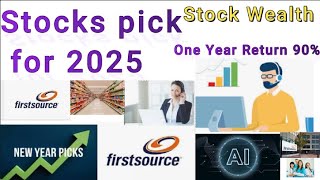 Stocks Pick For 2025. Series 1. Firstsource Solutions Limited Case Study.