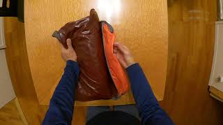 How to fold the patagonia blackhole duffel 120L.
