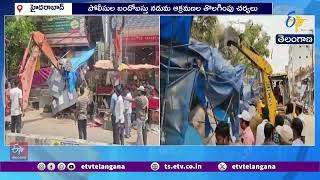 Ghmc Takes Action Against Footpath Encroachments Across 6 Zones