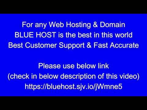 BlueHost, the best Web Domain & Hosting Service Provider in the World, Fast, Easy & Secure WordPress