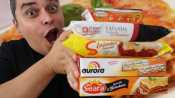 Onde foi feita a lasanha?