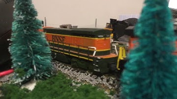 N scale BNSF lite power move