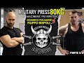 Domingo poliandri vs filippo rispoli  otss ep5 parte 2 military press 80kg x reps