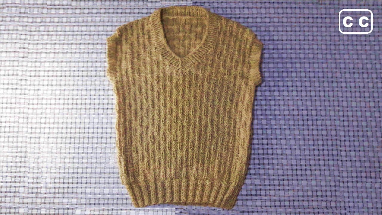 COLETE, PULÔVER  DE TRICÔ GOLA V   PARA  7 ANOS