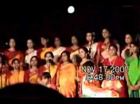 Oh Nanna Chetana by Sri Kuvempu sung in Deepotsava - 2007 at Kannada Koota of Northern California