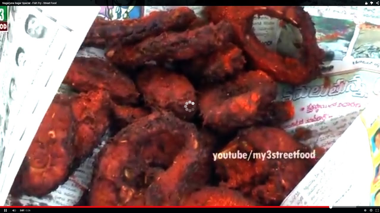 Nagarjuna Sagar Special - Fish Fry - Street Food street food | STREET FOOD