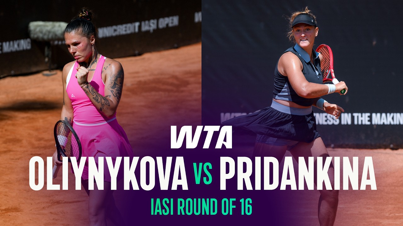 Oleksandra Oliynykova vs. Elena Pridankina | 2026 Iasi Round of 16 | WTA Match Highlights