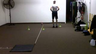 Plyo shoes bunny hops forward and backwards