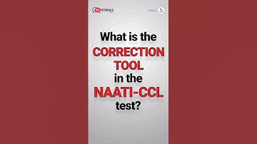Correction Tool in the NAATI CCL Test #asktutor #naaticcl #cclexam #ccl #shorts