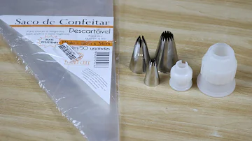 Como usar o adaptador de saco para confeitar?