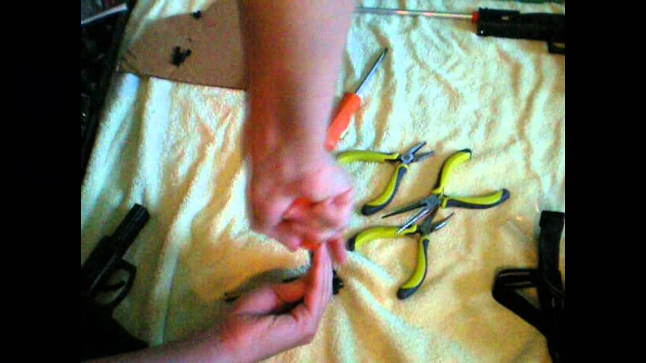 how to fix a airsoft pistol hop up bucking YouTube