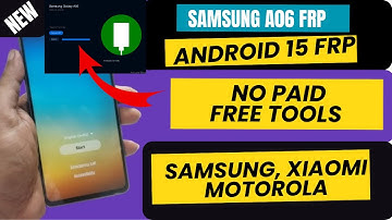 New Method!!! Samsung FRP Tool 2025 Android 14/15 | Samsung A05, A06 FRP Unlock 100% / free