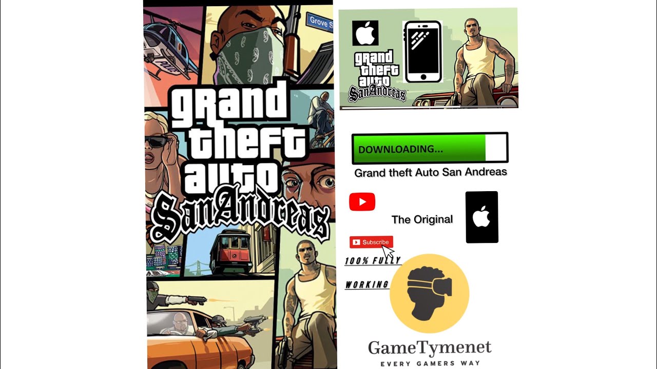 The Original GTA San Andreas : iPhone |||💯%Fully Working Download ...