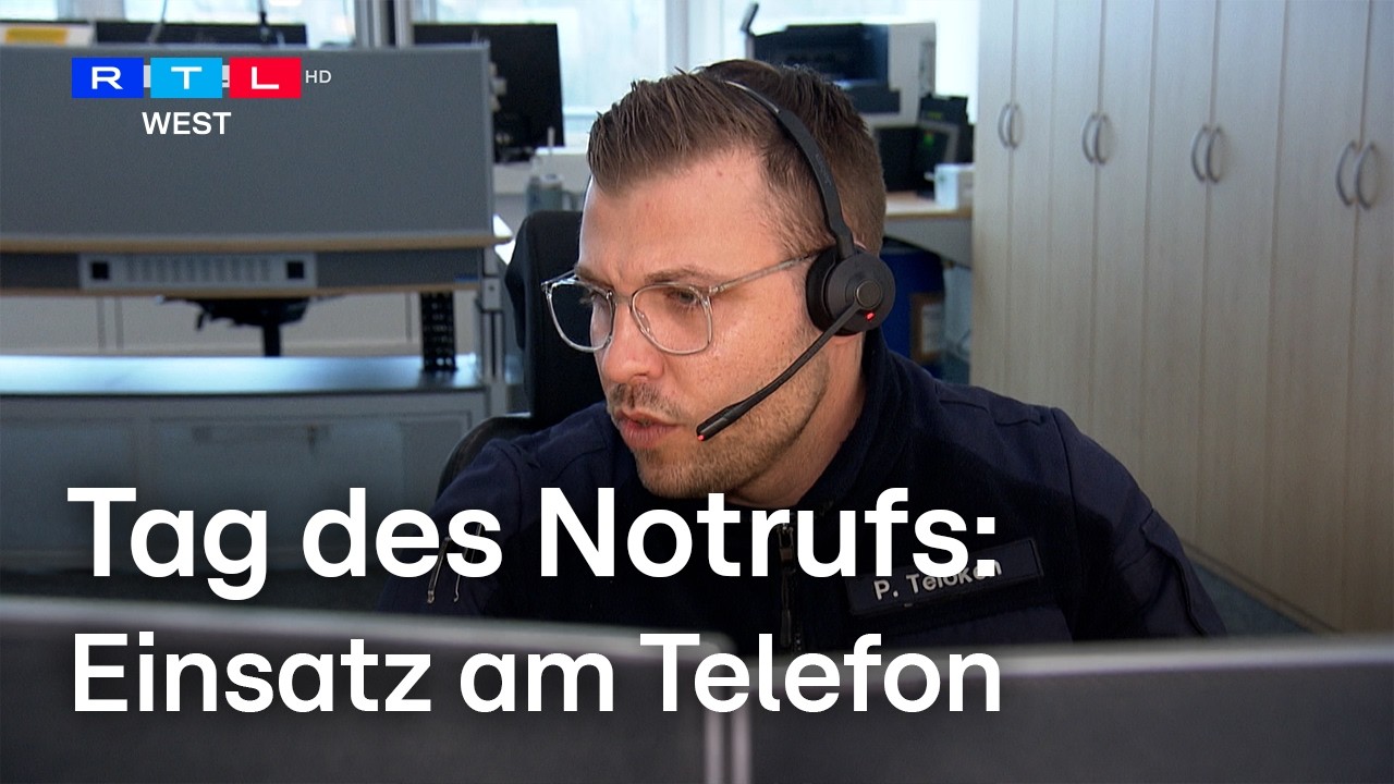 Tag des Notrufs: Wie die Leitstelle der Feuerwehr Bochum Leben rettet | RTL WEST