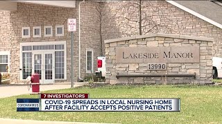 COVID-19 spreads in local nursing home after facility accepts positive patients