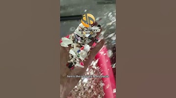 Sorting machine for polyester and plastic mixture material