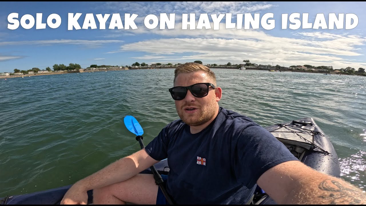 Solo Kayak Around Sandy Point, Hayling Island in my Seago Inflatable ...
