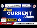 Daily Current Affairs by FOBS | 20 March 2025 |#gkquiz #dailyquestions #importantnews #upsc