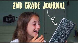 REACTING to my 2ND GRADE JOURNAL