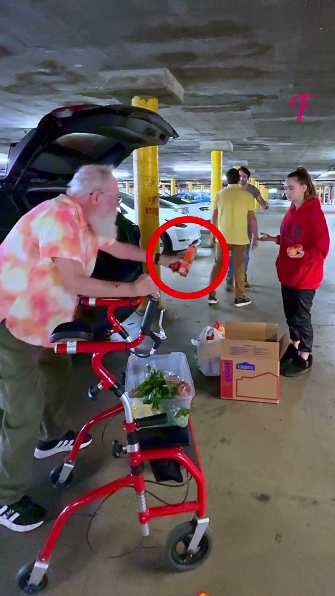 A Chaotic Parking Lot Moment Turns Heartwarming #shorts