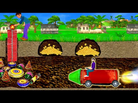 दीवाली में चोरी 2 भूमिगत Kahani 3D Hindi Kahaniya Underground Thief Bed Time Stories
