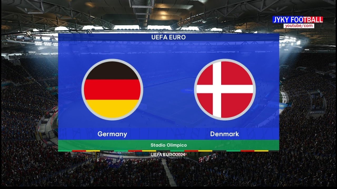 PES - Germany vs Denmark EURO 2024 - Full Match All Goals - eFootball ...