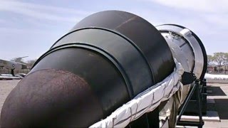 Titan-II ICBM warhead section on stand with canopy, #3