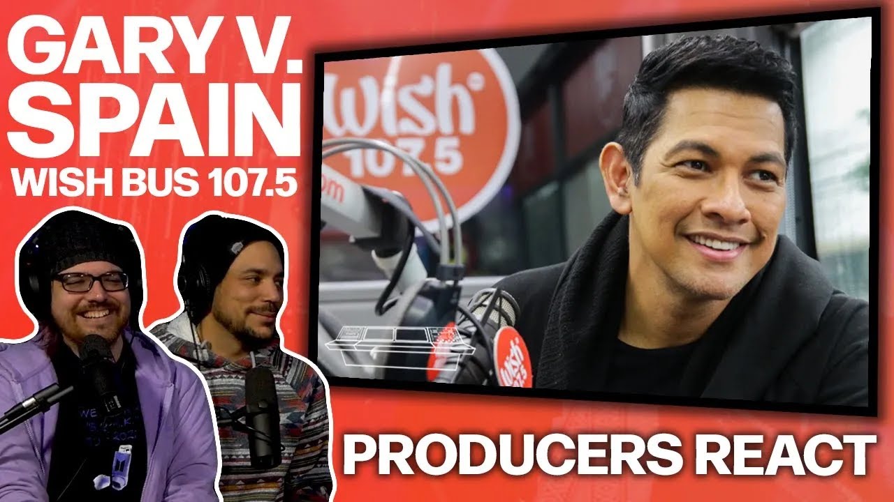 PRODUCERS REACT [ARCHIVE] - Gary Valenciano Spain Wish 107.5 Bus Reaction