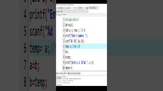 Swap two numbers in c ++ language #clanguageforbeginners #thegatelearner #engineeringentranceexam