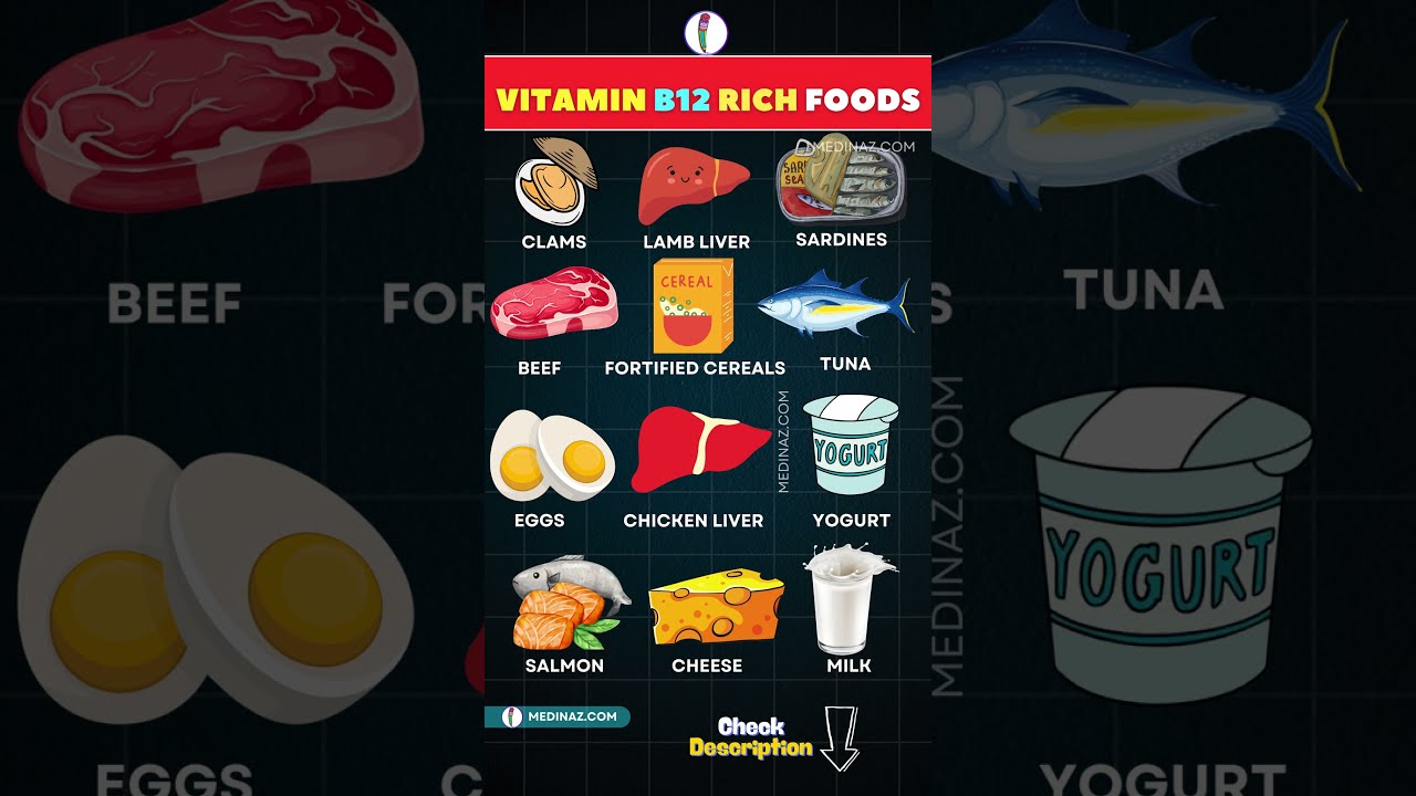 Top 12 Vitamin B12 Rich Foods For Energy And Health Sources Of Nutrition Shorts