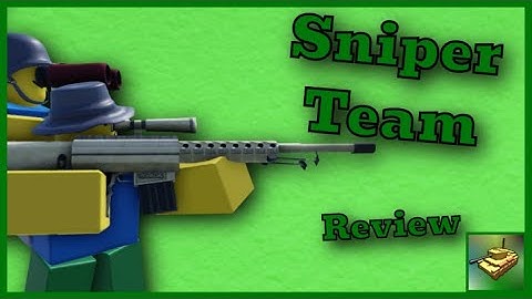 Roblox Noobs in Combat - Sniper Team Review