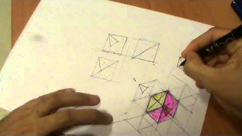 Prisma de 3 huecos en axonometría