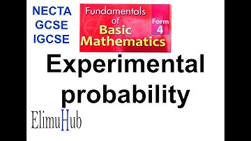 How to calculate experimental probability  (Empirical probability) - ElimuHub