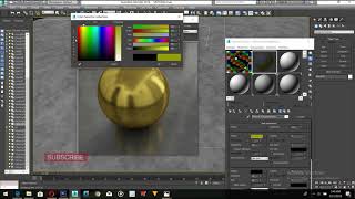 How to Vray 3D Max Realistic Gold and Silver Meterial Tutorial