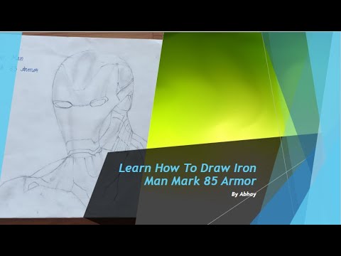 How to Draw Iron Man | mark 85 | Learn With Abhay - YouTube