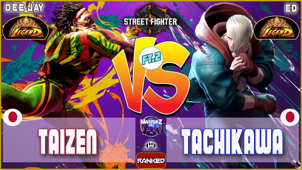 SF6 REPLAY taizen dee jay VS Tachikawa Ed High level gameplay