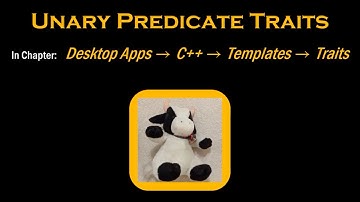 C++: Unary Predicate Traits