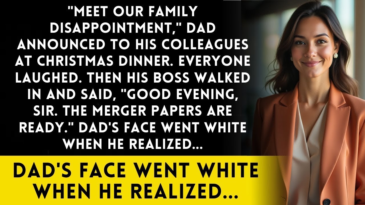Dad Called Me The Family Disappointment at Christmas -Until His Boss Walked In and Called Me Sir