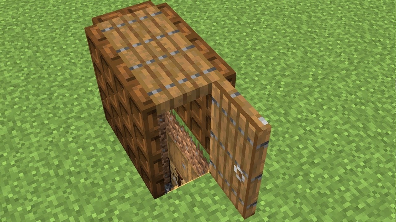 how to make the smallest house in minecraft