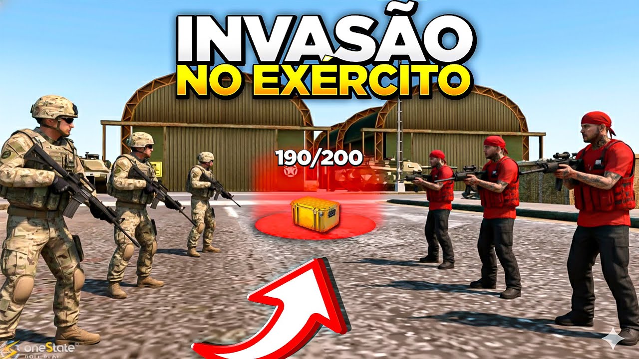 DEFENDENDO INVASÃO DENTRO DO EXÉRCITO NO EVENTO! ONE STATE RP