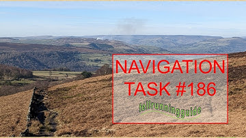 Navigation Task 186 #mapreading #contourlines #peakdistrict