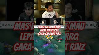 Mas Eko Sampe Mau Lepas Jersey Rrq Gara&quot; Liat Gameplay Rinz🤣#ekoju #oura #rinz #rrq #MLBBNEXT2025